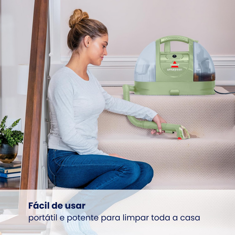 BISSELL - Limpador Portátil Úmido e Vapor para Tecidos, Carpetes e Carros + Brinde Especial (OFERTA PRÉ-BLACK FRIDAY)